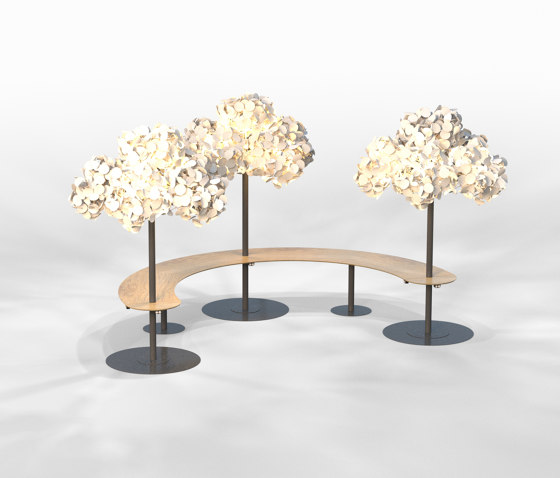 Seamless Table Half Circle configuration | Mesas altas | Green Furniture Concept