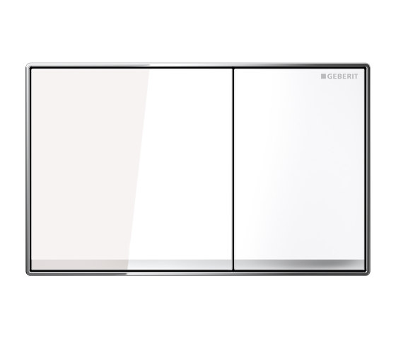Actuator plates | Sigma60 white | Robinetterie de WC | Geberit