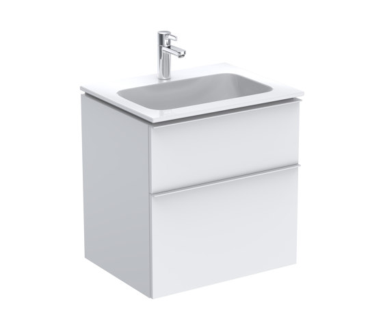 iCon | washplace slimrim white | Mobili lavabo | Geberit