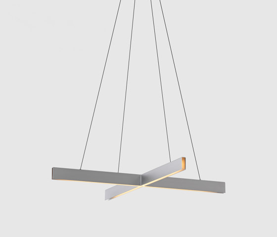 Cross Pendant - Aluminum | Lampade sospensione | Resident