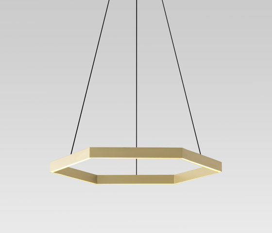 Hex 1000 Pendant - Brass | Lámparas de suspensión | Resident
