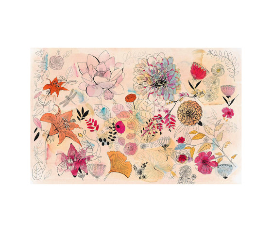 Watercolor illustration flowers | Revêtements muraux / papiers peint | WallPepper/ Group