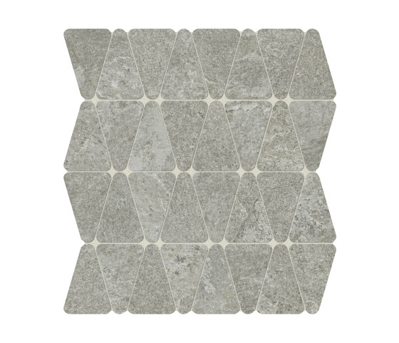 Arkiquartz | Titanium Triangoli Tessere | Baldosas de cerámica | Marca Corona