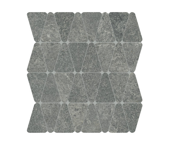 Arkiquartz | Graphite Triangoli Tessere | Carrelage céramique | Marca Corona