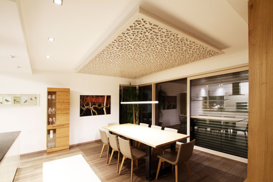 MDF design | Ceiling Elements | Panneaux de plafond | Bruag