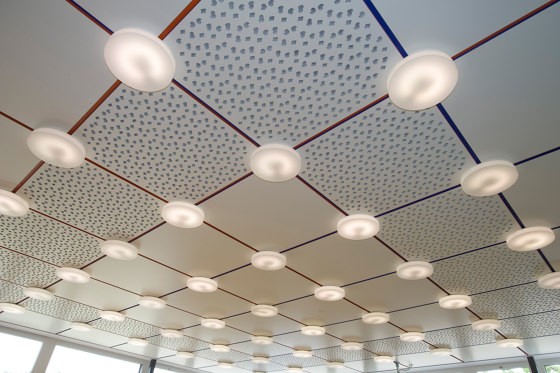 MDF design | Ceiling Elements | Panneaux de plafond | Bruag