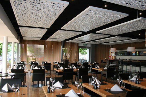 MDF design | Room Acoustics Solutions Ceiling Panels | Plafonds acoustiques | Bruag