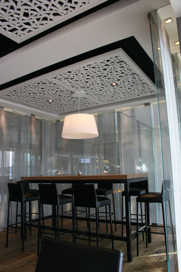 MDF design | Room Acoustics Solutions Ceiling Panels | Acoustic ceiling systems | Bruag