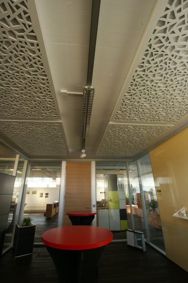 MDF design | Room Acoustics Solutions Ceiling Panels | Acoustic ceiling systems | Bruag