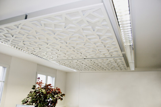 MDF design | Room Acoustics Solutions Ceiling Panels | Soffitti fonoassorbenti | Bruag