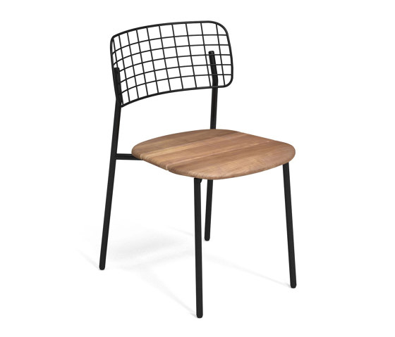Lyze Chair with teak seat I 615-82 | Sillas | EMU Group