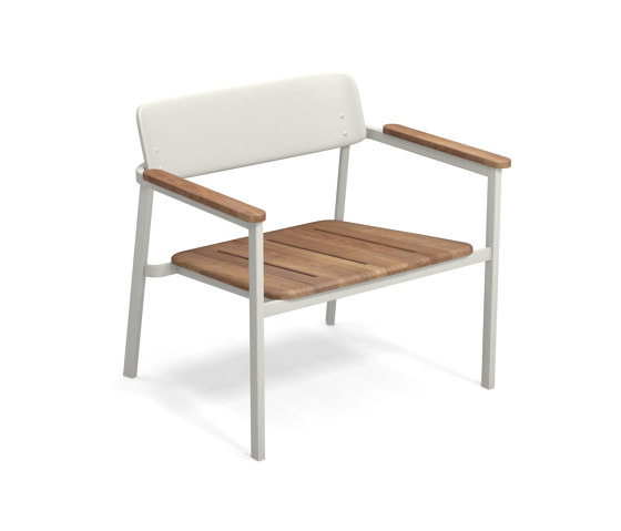 Shine Lounge chair with teak seat | 249-82 | Poltrone | EMU Group