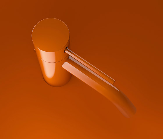 Meta - Single-lever basin mixer with pop-up waste - orange | Robinetterie pour lavabo | Dornbracht