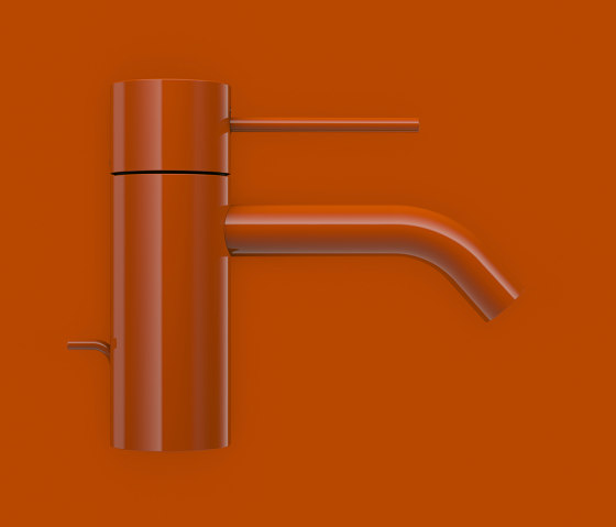 Meta - Single-lever basin mixer with pop-up waste - orange | Robinetterie pour lavabo | Dornbracht