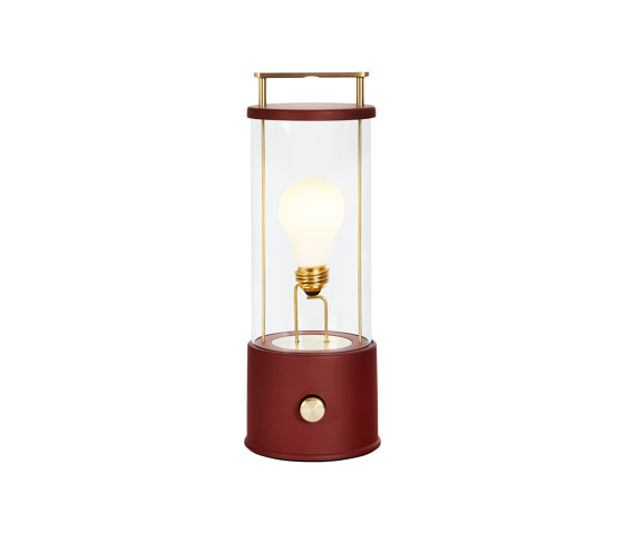 Tala x Farrow & Ball, The Muse Portable Lamp in Pomona Red | Table lights | Tala