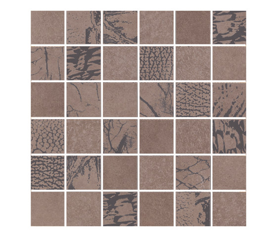 THINSATION zoom taupe natur 5x5/06 | Keramik Mosaike | Ceramic District