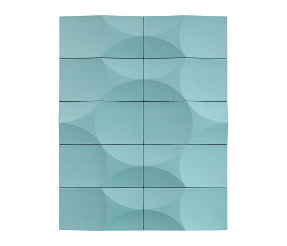 ELLIPSE GLOBE acoustic wall panel, blue | Sound absorbing wall systems | VANK