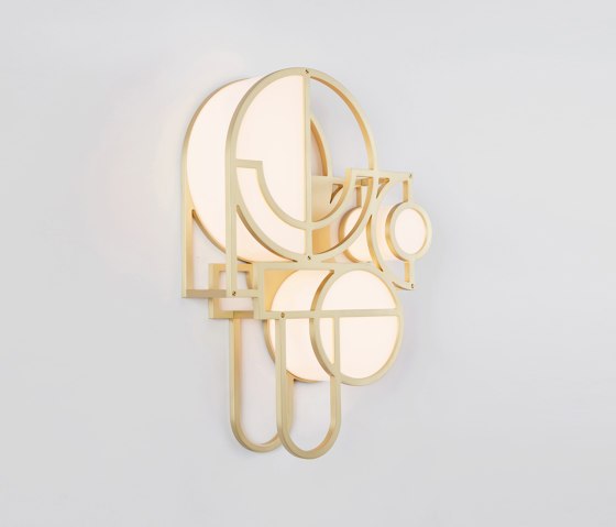 Moonrise Sconce 02 (Brushed Brass) | Appliques murales | Roll & Hill