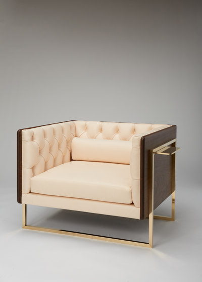 The Lair Club Chair (Black Walnut/Vachetta Leather) | Sessel | Roll & Hill