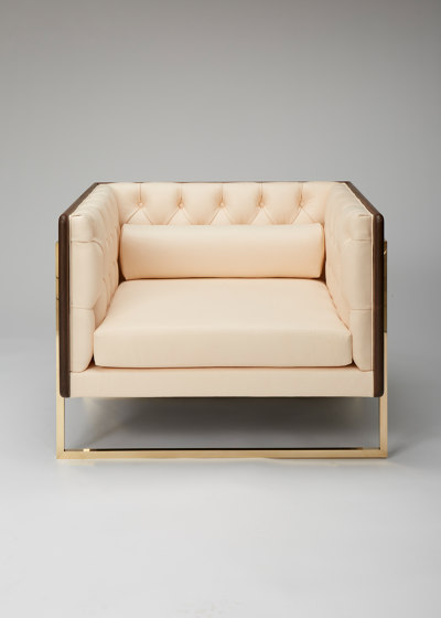 The Lair Club Chair (Black Walnut/Vachetta Leather) | Sillones | Roll & Hill