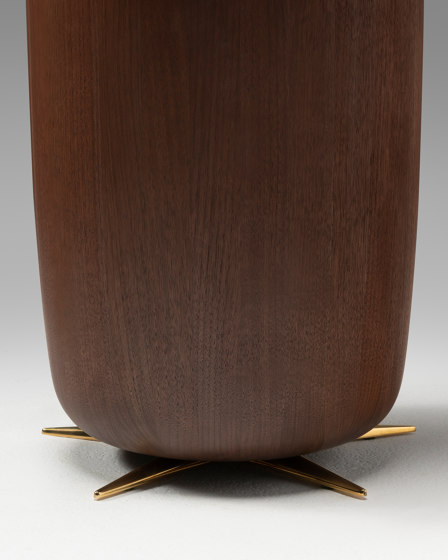 The Tom Champagne Table (Black Walnut/Brass) | Side tables | Roll & Hill