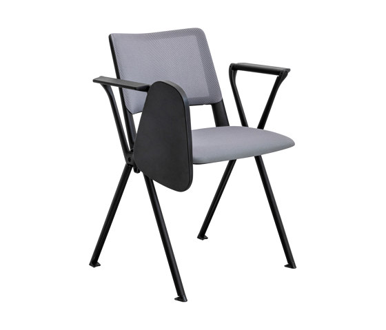 VIA chair, mesh backrest, stackable | Sedie | VANK