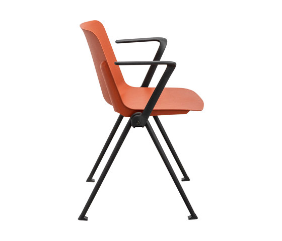 VIA chair, plastic shell, stackable | Sillas | VANK