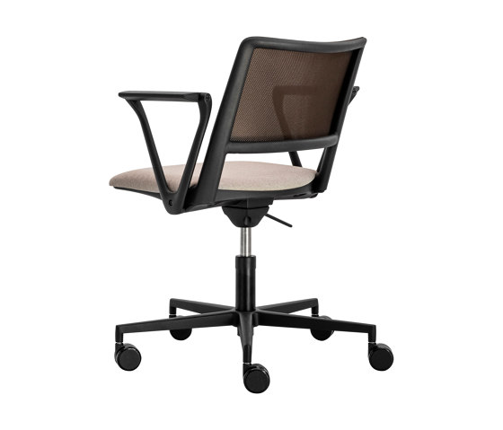 VIA mobile swivel chair, armrests | Sedie | VANK