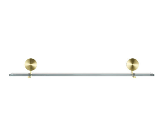 Opal Brushed Gold | Ripiano 60 cm Oro Spazzolato | Mensole / supporti mensole | Geesa