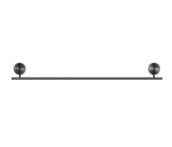 Opal Brushed Metal Black | Towel Rail 60 cm Brushed Metal Black | Towel rails | Geesa