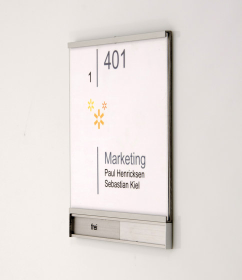 Doorplate with change indicator CTAW | Symbols / Signs | Meng Informationstechnik