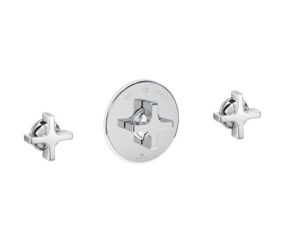 Times | Concealed shower thermostat with 2 valves | Shower controls | rvb