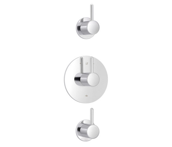 Plug | Concealed shower thermostat with 2 valves | Grifería para duchas | rvb