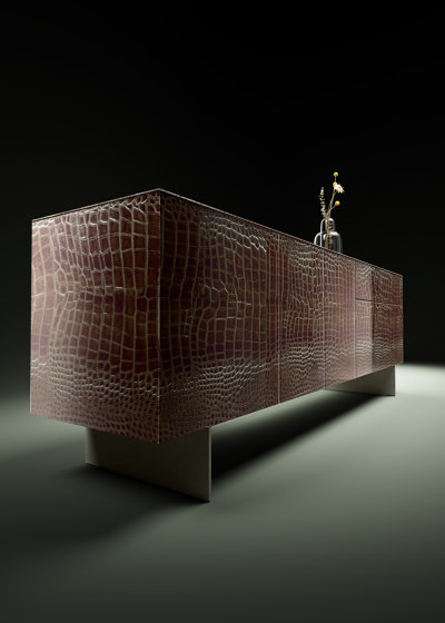Materia Sideboard 1008 - Coccodrillo scuro polished XGlass | Aparadores | LAGO
