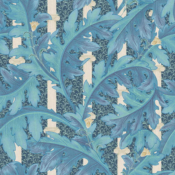 Acanthos Blue A | Wall coverings / wallpapers | TECNOGRAFICA
