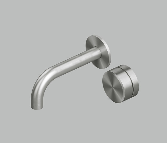Stereo | Wall mounted mixer with spout. | Wash basin taps | Quadrodesign