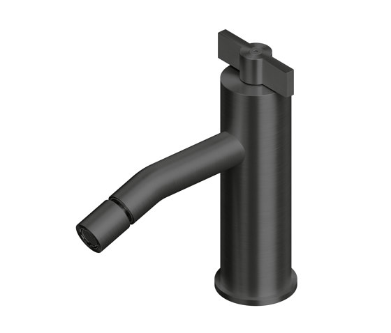 Valvola01 | Deck mounted hydroprogressive mixer
with adjustable spout | Bidet taps | Quadrodesign