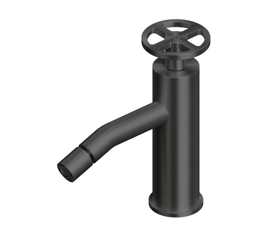 Valvola02 | Deck mounted hydroprogressive mixer
with adjustable spout | Bidet taps | Quadrodesign