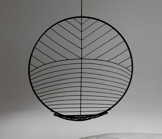 Bubble Hanging Chair Swing Seat - Star Pattern (Black) | Columpios | Studio Stirling