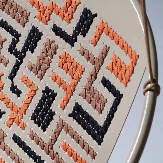 Embroidery Hanging Chair Swing Seat - Kuba Pattern | Schaukeln | Studio Stirling