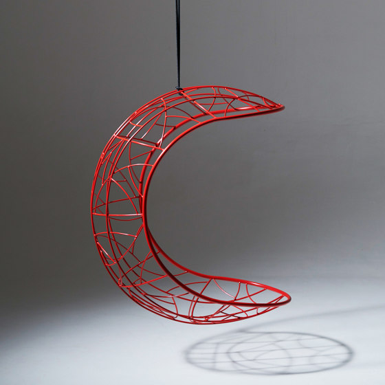 Lucky Bean Hanging Chair Swing Seat Red | Balancelles | Studio Stirling