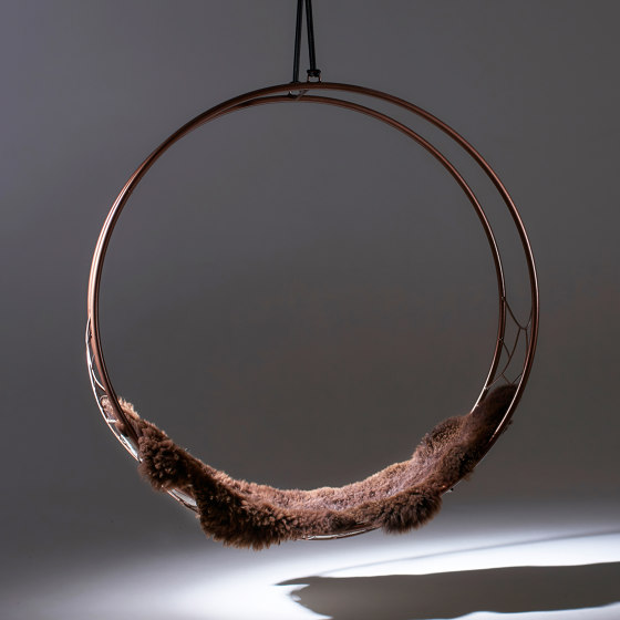 Wheel Hanging Swing Chair - Twig (Bronze) | Balancelles | Studio Stirling