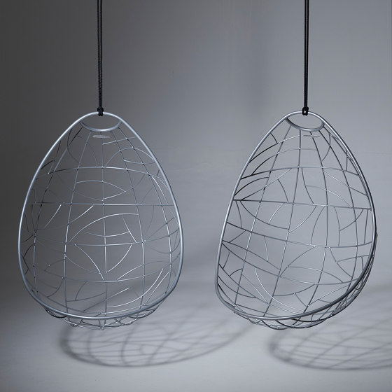 Nest Egg Hanging Chair Swing Seat - Twig Pattern | Schaukeln | Studio Stirling
