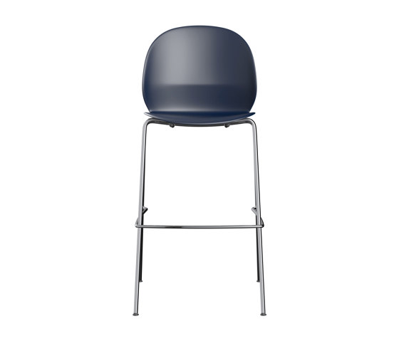 N02™ Recycle | Bar stool | N02-50 | Dark blue | Chrome base | Taburetes de bar | Fritz Hansen