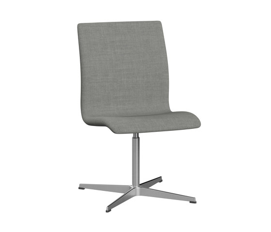 Oxford™ | Chair | 3141T | Textile | 4 star satin polished aluminum base | Stühle | Fritz Hansen
