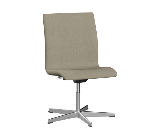 Oxford™ | Chair | 3191T | Textile | 5 star satin polished aluminum base | Sedie | Fritz Hansen