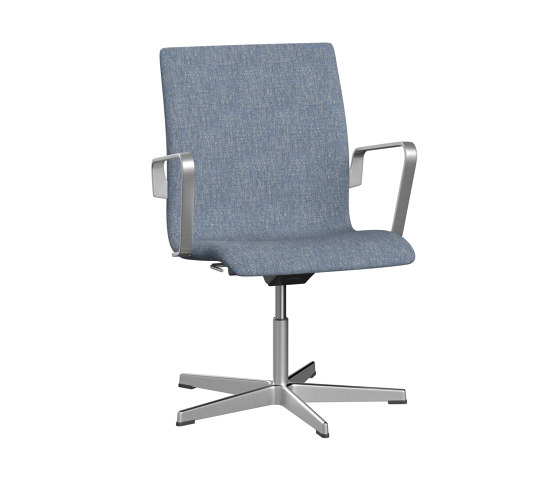 Oxford™ | Chair | 3291T | Textile | 5 star satin polished aluminum base | Armrest | Chaises | Fritz Hansen