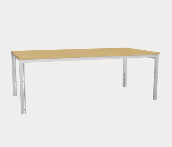 PK51™ Table | Ash veneer | Satin brushed stainless steel base | Mesas comedor | Fritz Hansen
