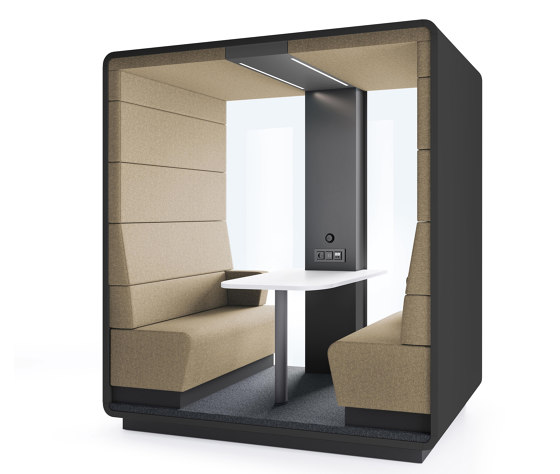 HushMeet.open.S | Small Open Meeting Pod | Cameo | Office Pods | Hushoffice