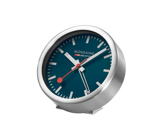 Table clock 125 mm, Deepest Blue Table and Alarm Clock | Clocks | Mondaine Watch